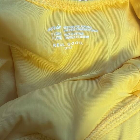 Aerie Crinkle Ring Full Coverage One Piece Swimsuit size small NWT - Picture 7 of 8